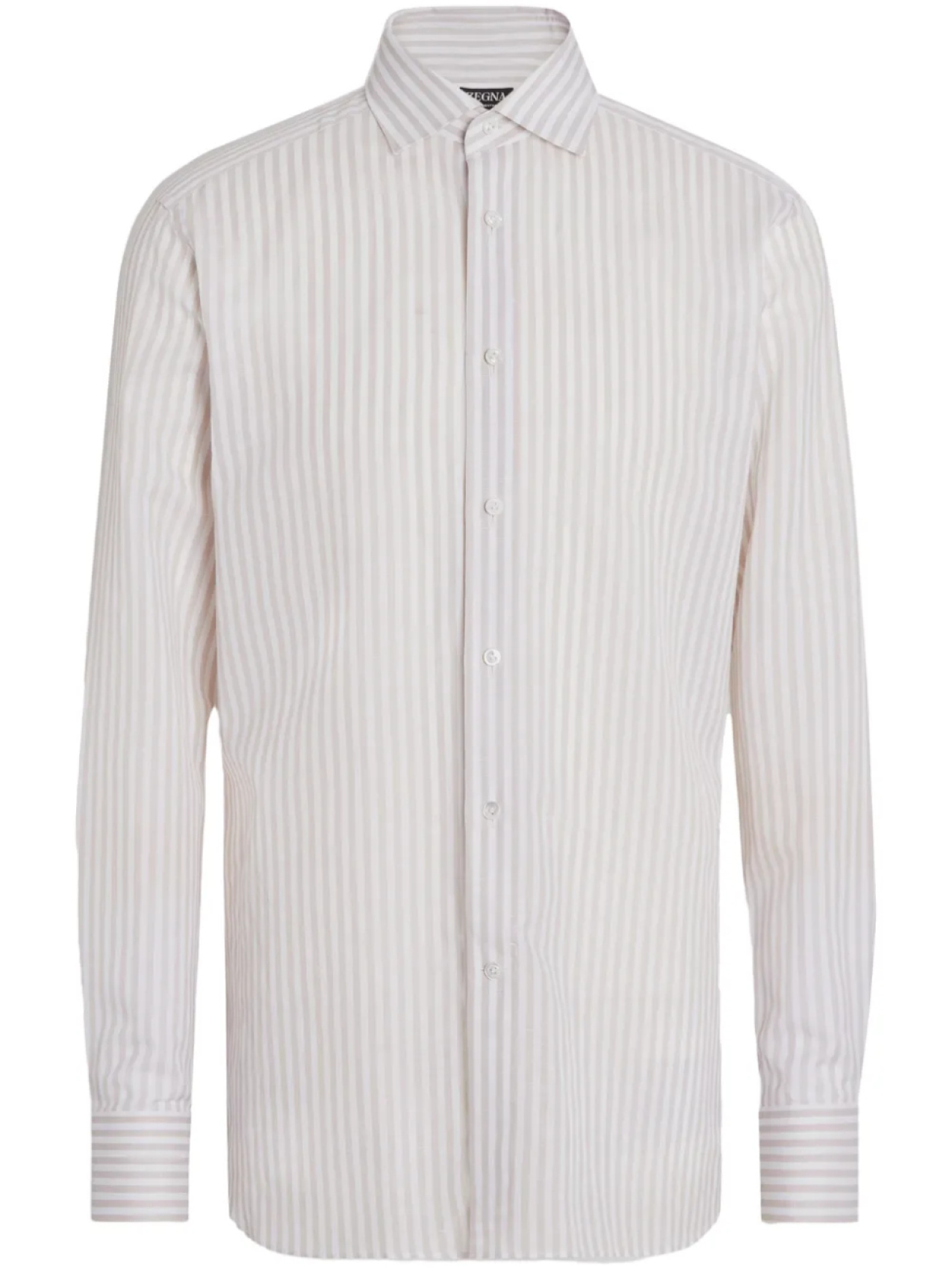 

Zegna рубашка в полоску, белый