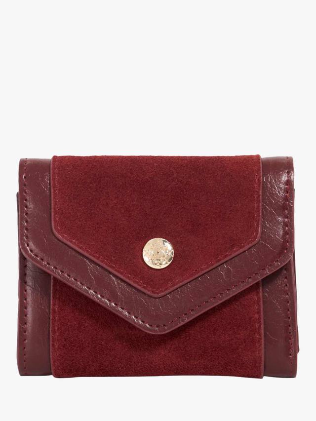 

Сумка Kamara из замши Dune London, Burgundy