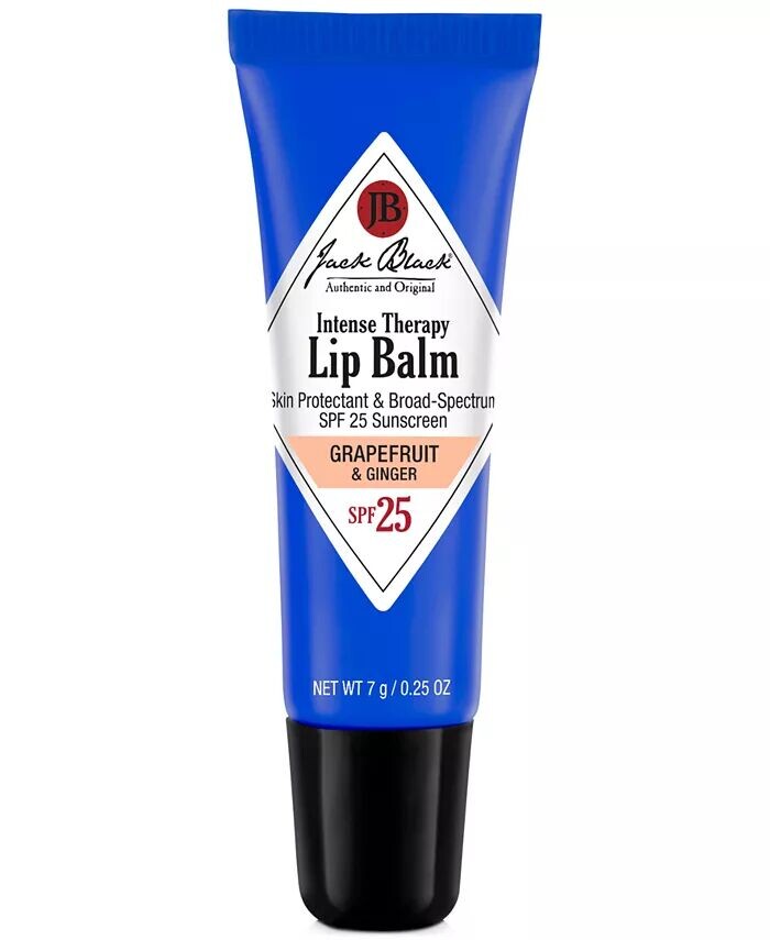 

Бальзам для губ Intense Therapy SPF 25 с грейпфрутом и имбирем, 0,25 унции Jack Black