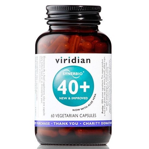 

Viridian, Бактериальная Флора Синбиотик 40+, 60 капс.