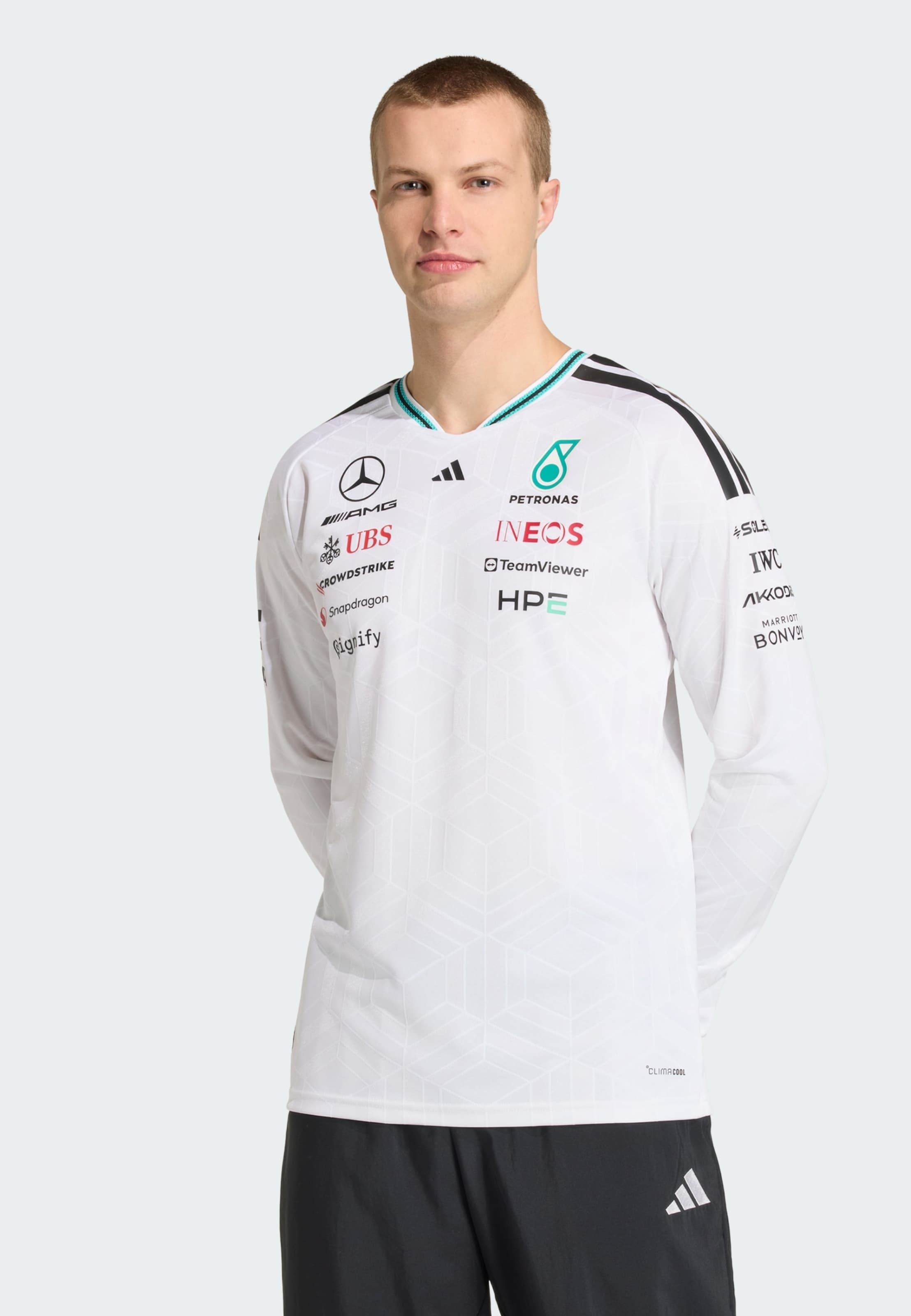 Adidas Performance Джерси 'Mercedes - Amg Petronas Formula 1 Team Authentic' в белом цвете — фото 2