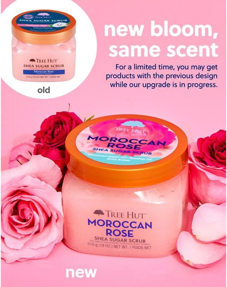 Скраб для тела Tree Hat Moroccan Rose Moisture Exfoliating 510 г 2 шт Haruda — фото 2