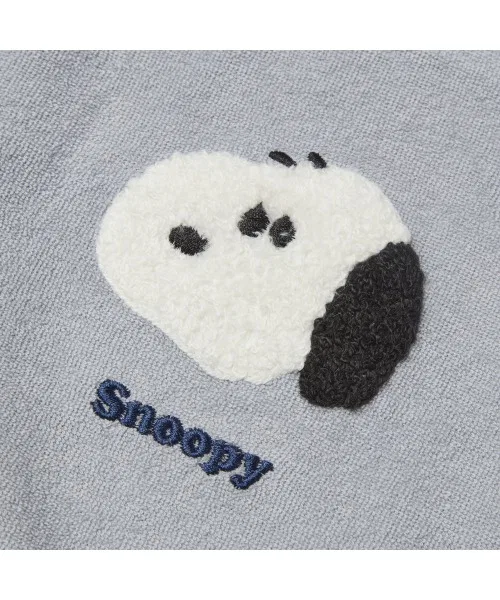 Боди с подтяжками Snoopy, хлопковое, синее — фото 3