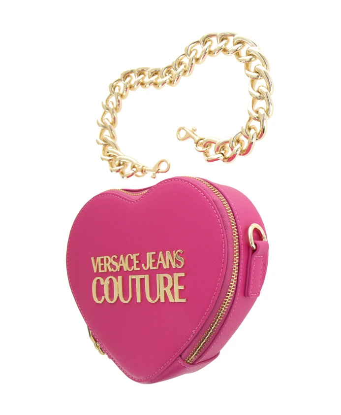 

Сумка с замком в форме сердца пурпурный Versace Jeans Couture, розовый