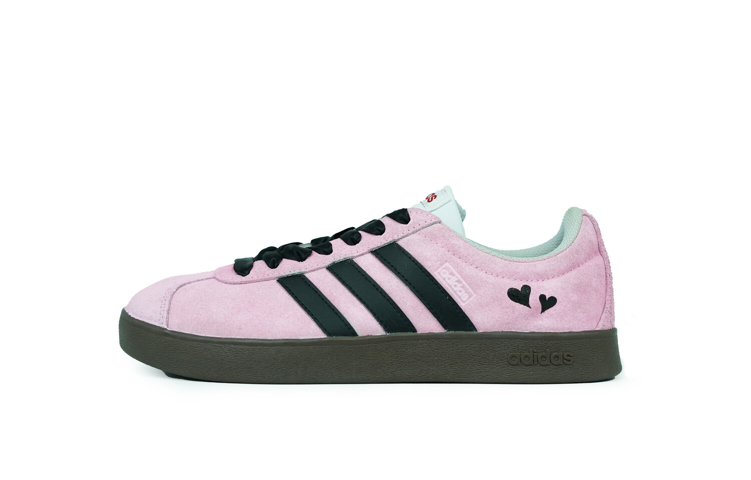 

Кроссовки adidas neo Vl Court Skateboarding Shoes Unisex Low-top Pink, Black, розовый