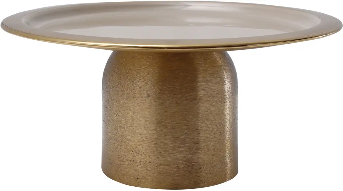 

Тарелка сервировочная Kayoom "Тарелка для торта Art Deco 325", (1 шт.) 14 см, золотой/серо-коричневый