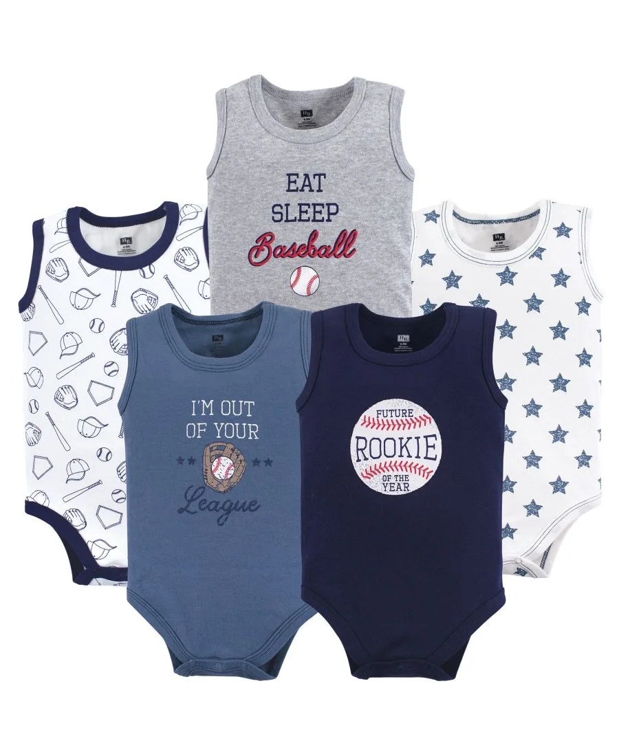 Мягкие хлопковые комбинезоны без рукавов Hudson Baby, Baseball