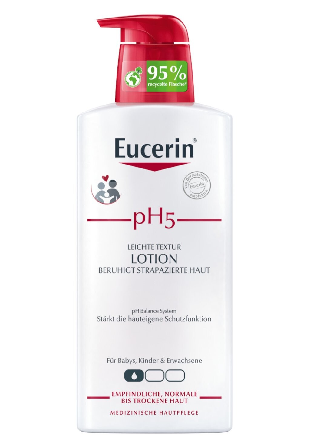 

Увлажняющий уход HAUTSCHUTZ LOTION LEICHT PH5, HAUTPFLEGE FÜR EMPFINDLICHE HAUT Eucerin