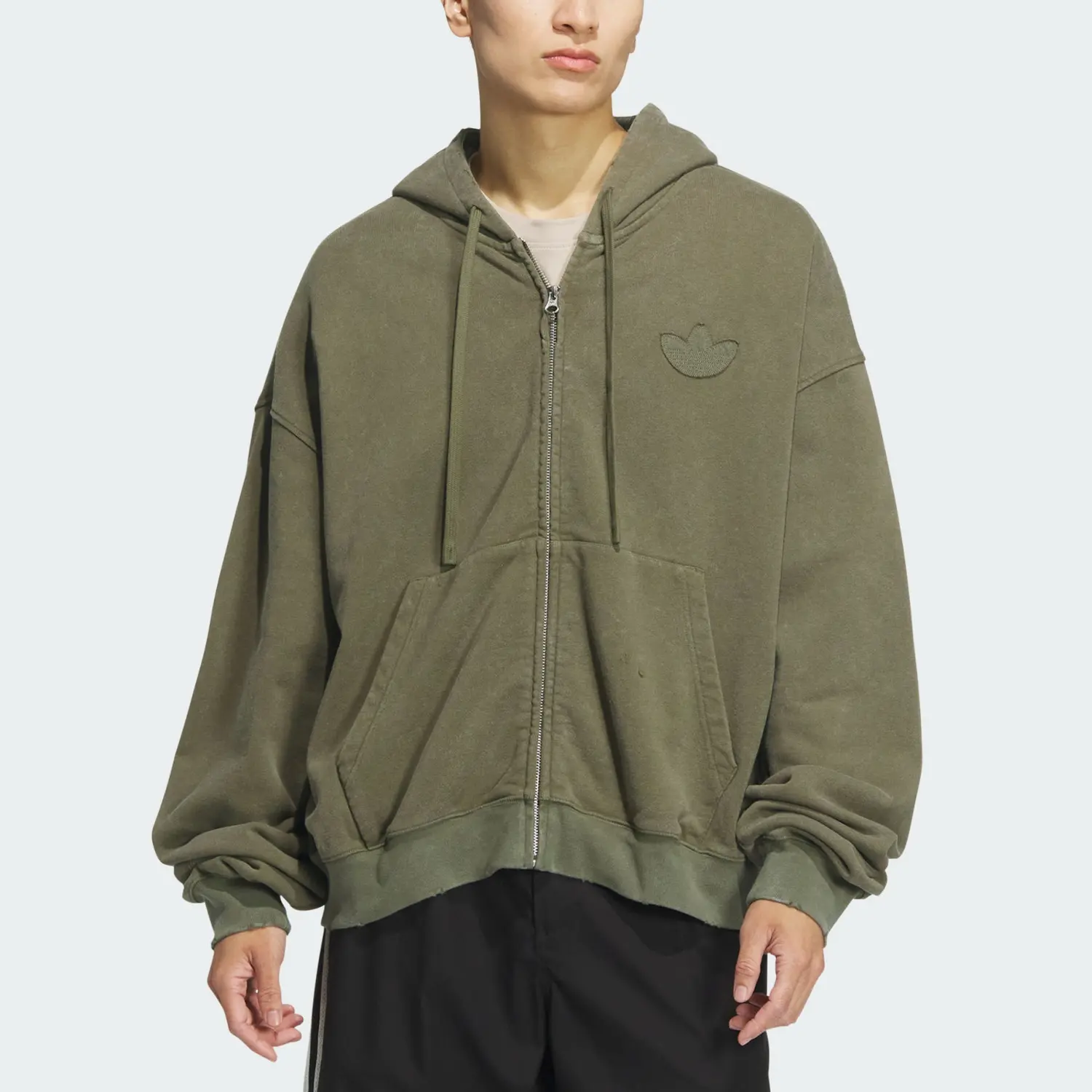 Куртка мужская WASHED Rock Olive Green Adidas Originals — фото 2