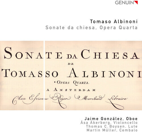

CD диск Albinoni / Gonzalez / Akerberg / Boysen / Mueller: Sonate Da Chiesa Opera Quarta
