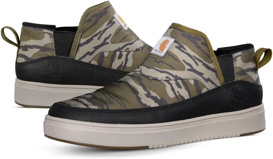 

Мужские кроссовки Carhartt Detroit Canvas Mid Slip-On - подкладка FastDry, мягкий носок TecTuff, сертификация EH