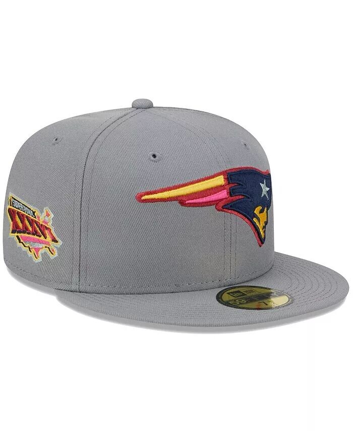 

Мужская серая бейсболка New England Patriots, цветная упаковка 59FIFTY New Era