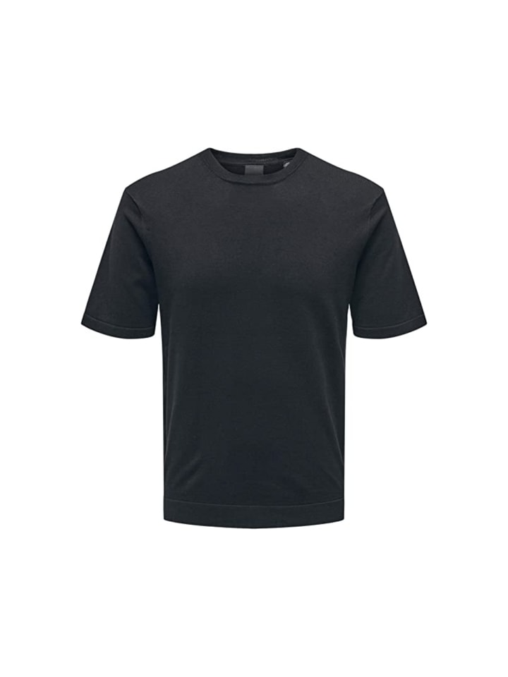 

Мужской свитер и кардиган черного цвета Only&Sons