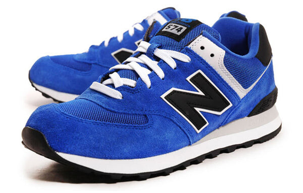 Кроссовки 574 New Balance, синий — фото 2