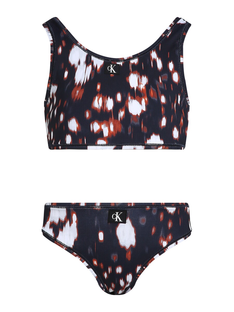 

Бикини без косточек Calvin Klein Swimwear, черный