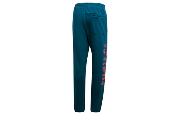 Спортивные штаны adidas Tp Fleece Pant Logo Printing Stay Warm Bundle Feet Sports Pants Blue, синий — фото 2