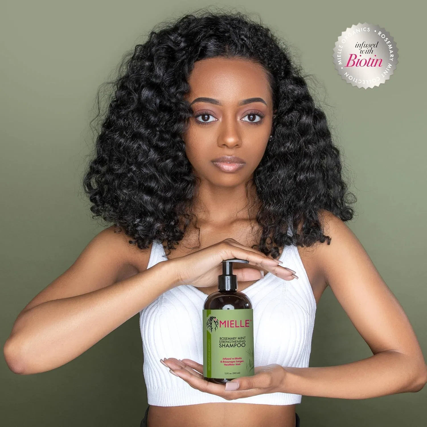 Шампунь для укрепления волос с биотином и розмарином от Mielle (.) Mielle Organics — фото 3