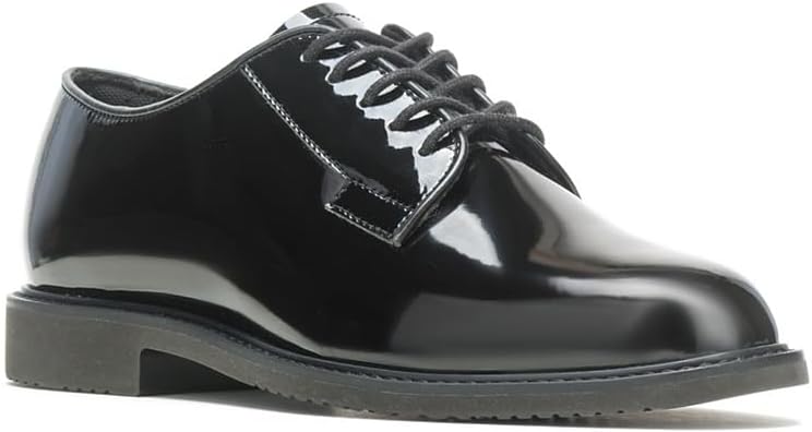 Женские ботинки Bates Sentry Oxford с высоким глянцем, черный — фото 3
