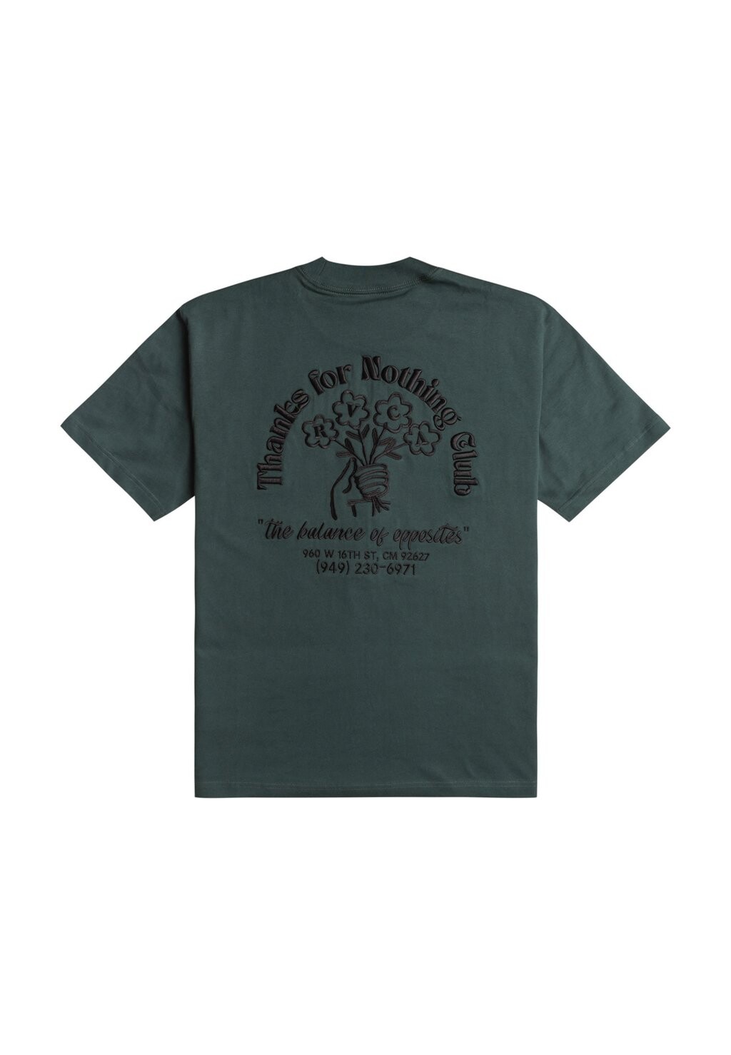 

Футболка с принтом THANKS FOR NOTHING À MANCHES COURTES RVCA, цвет Mottled Green