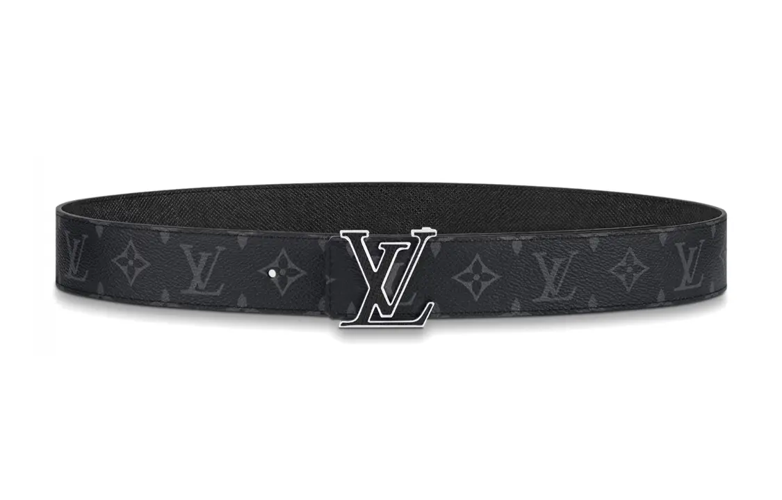

Ремень мужской Louis Vuitton с узором, черный