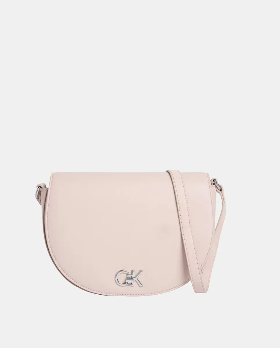 

Сумка с логотипом в виде полумесяца Calvin Klein, розовый
