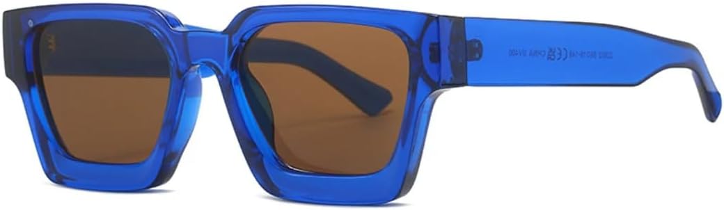 

Солнцезащитные очки для мужчин и женщин - защита UV400 - прозрачные линзы с градиентом Ocean, леопардовый принт, для занятий спортом на открытом воздухе и вождения DSVIGF, Blue Tea