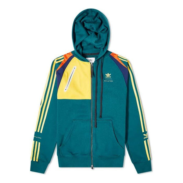 

Толстовка adidas originals x BED J.W. FORD ZIP HOODY Men's Hoody Green, зеленый