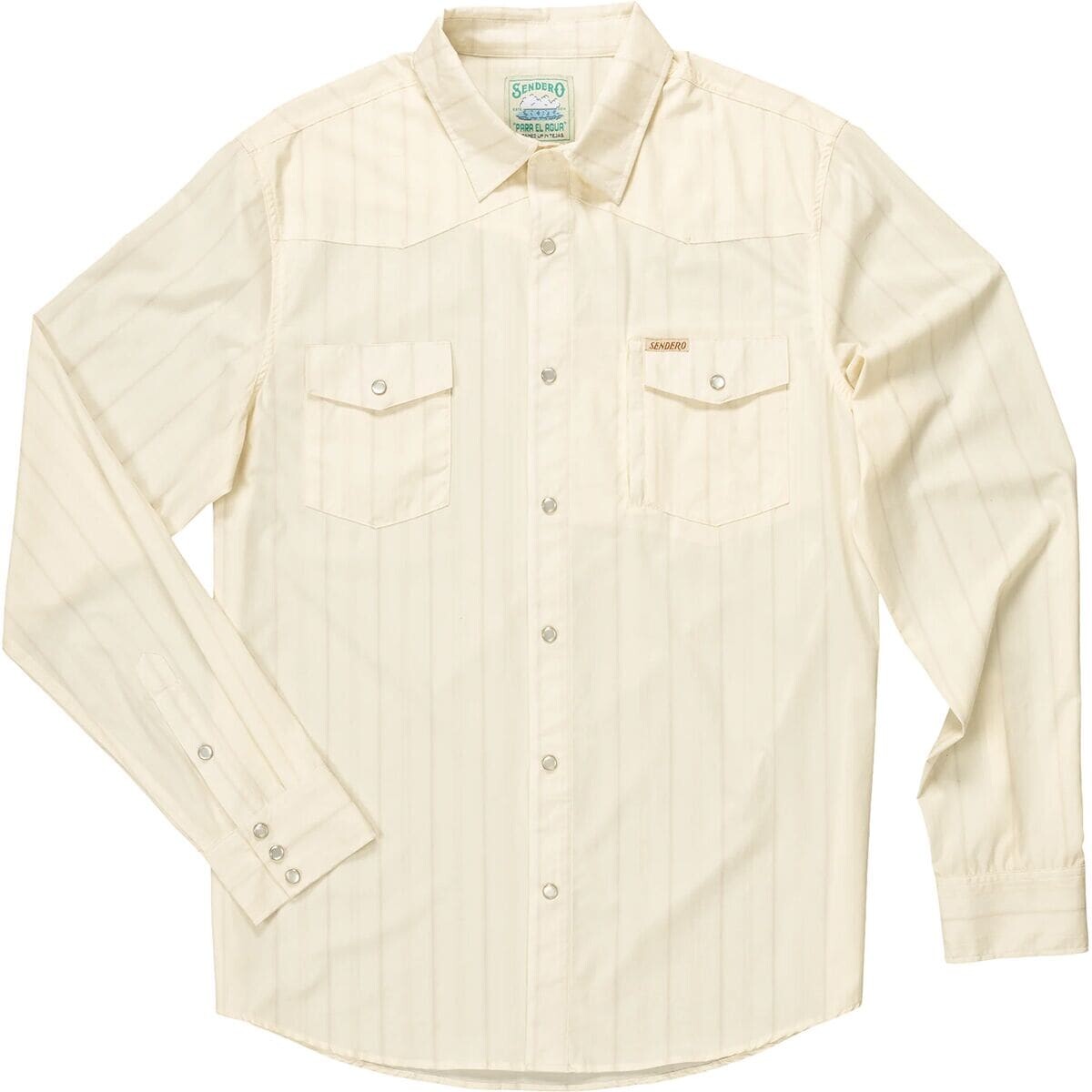 

Рубашка confluence tech Sendero Provisions Co., цвет vintage white/khaki