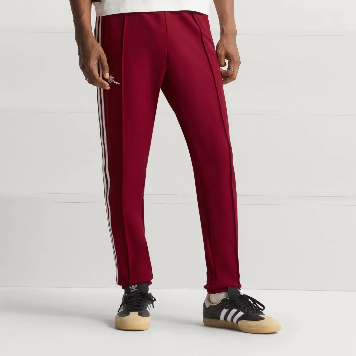 Спортивные брюки с принтом Arsenal Adidas Originals красные — фото 3