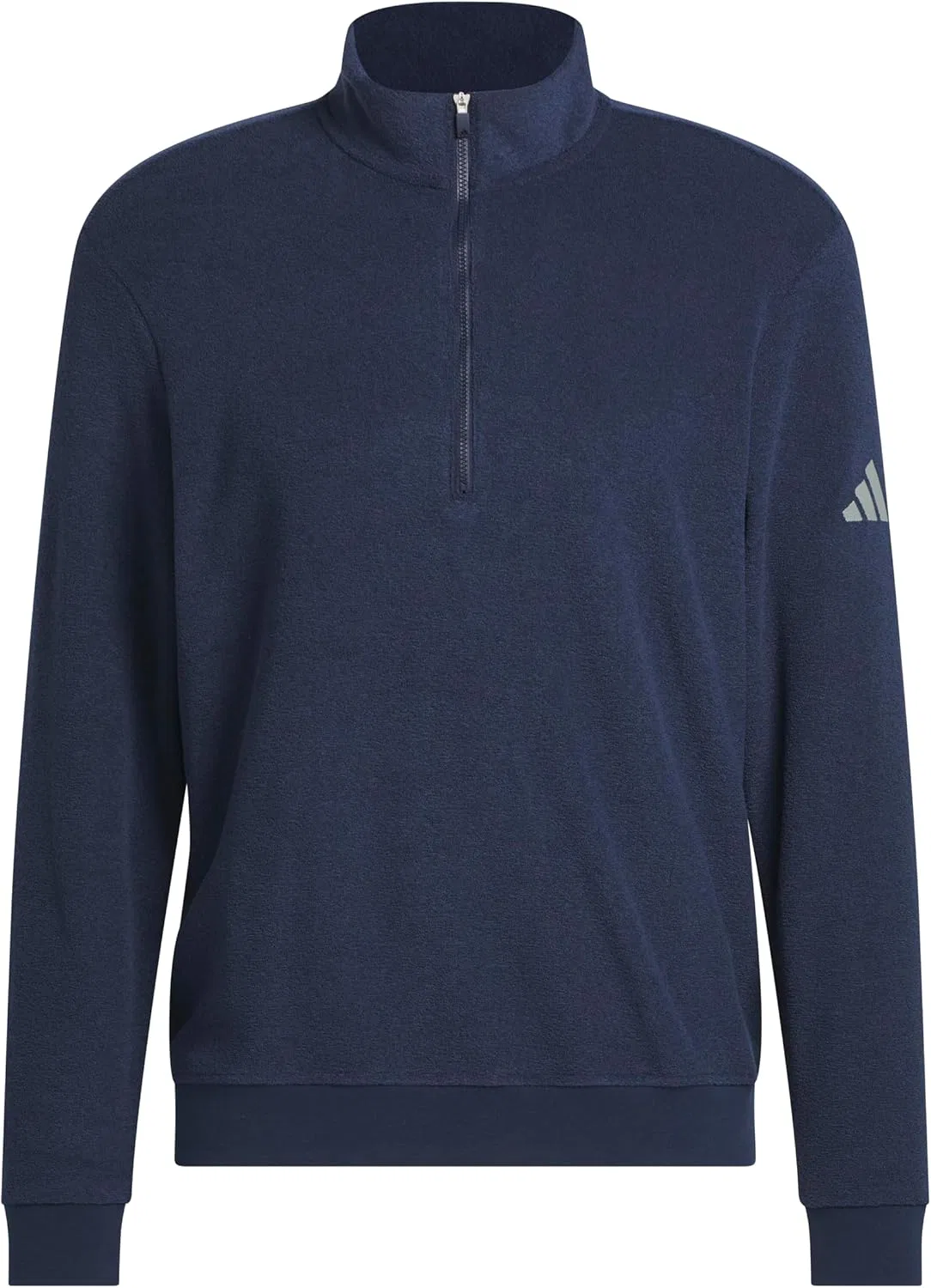 Мужской пуловер adidas Ultimate365 из махровой ткани с застежкой-молнией до середины груди