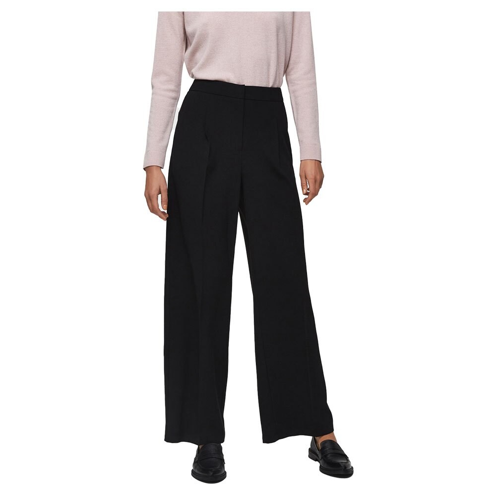 

Брюки Selected Tinni Mid Waist Wide, черный