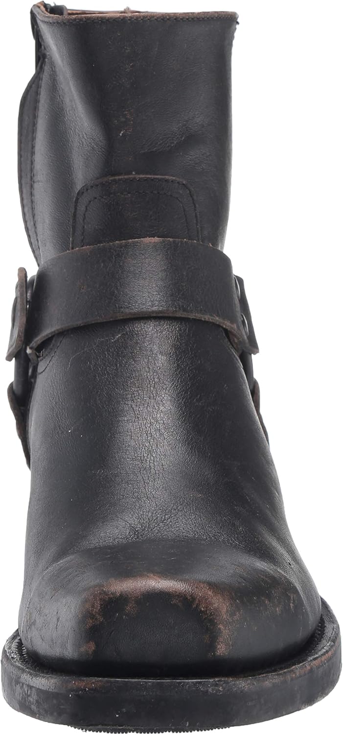 Мужские мотоциклетные ботинки Frye Conway Harness - стильный кожаный дизайн, прочная и удобная обувь, черный — фото 2