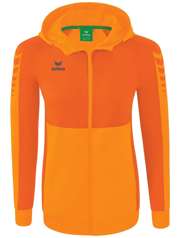 

Тренировочная куртка Six Wings Hooded Jacket оранжевого цвета erima