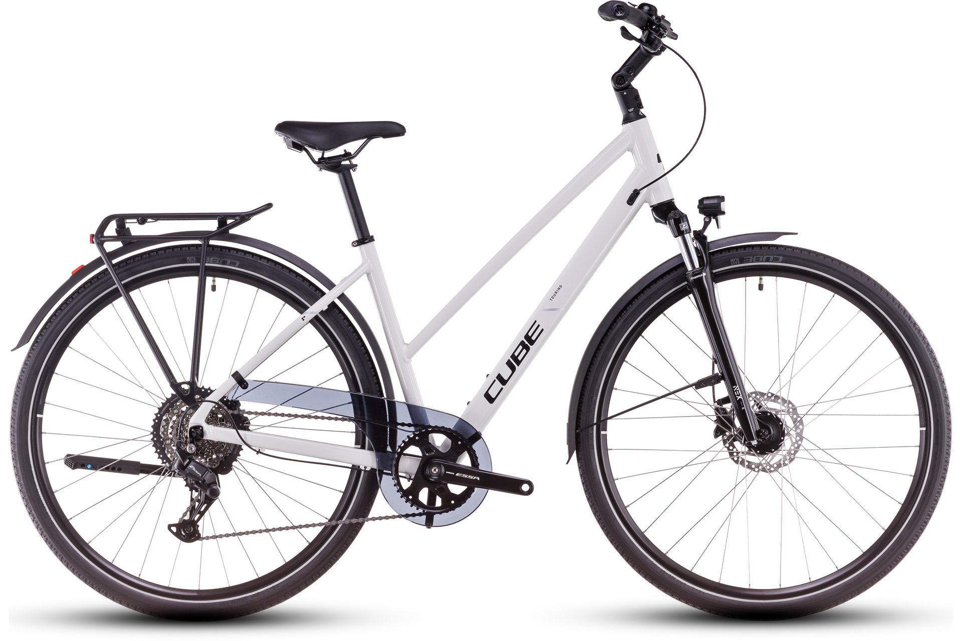 

Треккинговый велосипед Cube Touring ONE - 28 дюймов - Damen Sport - 2025, цвет Weiß|cotton´n´black