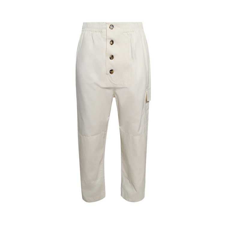 

Брюки Bottega Veneta Trousers 'Frosting', белый