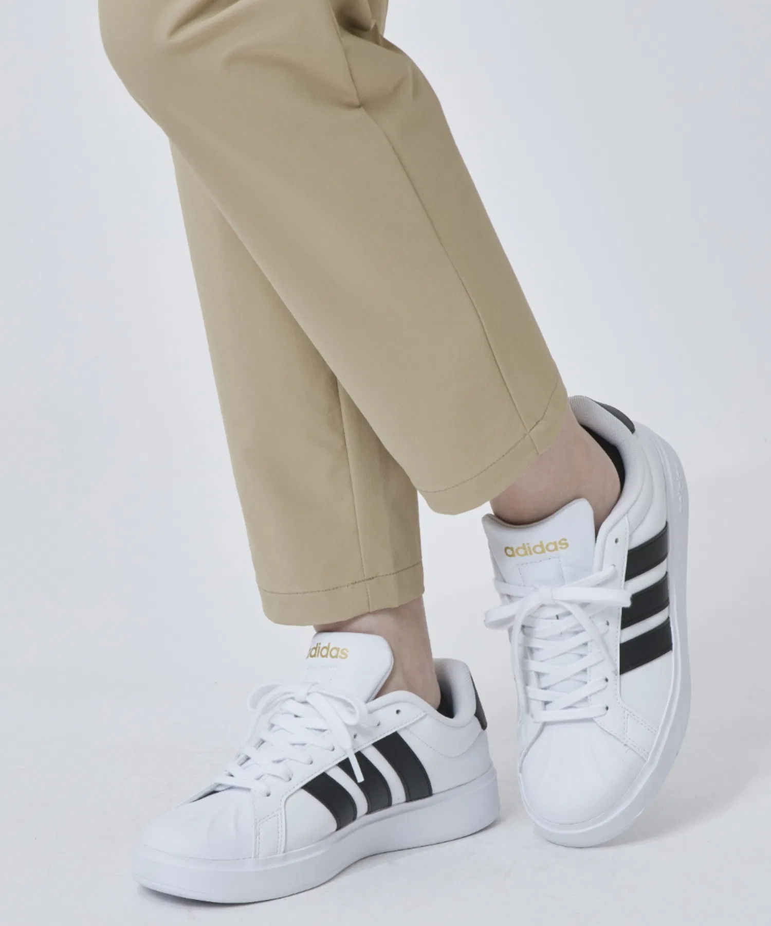 Унисекс кроссовки adidas Streetalk с логотипом чёрно-белые