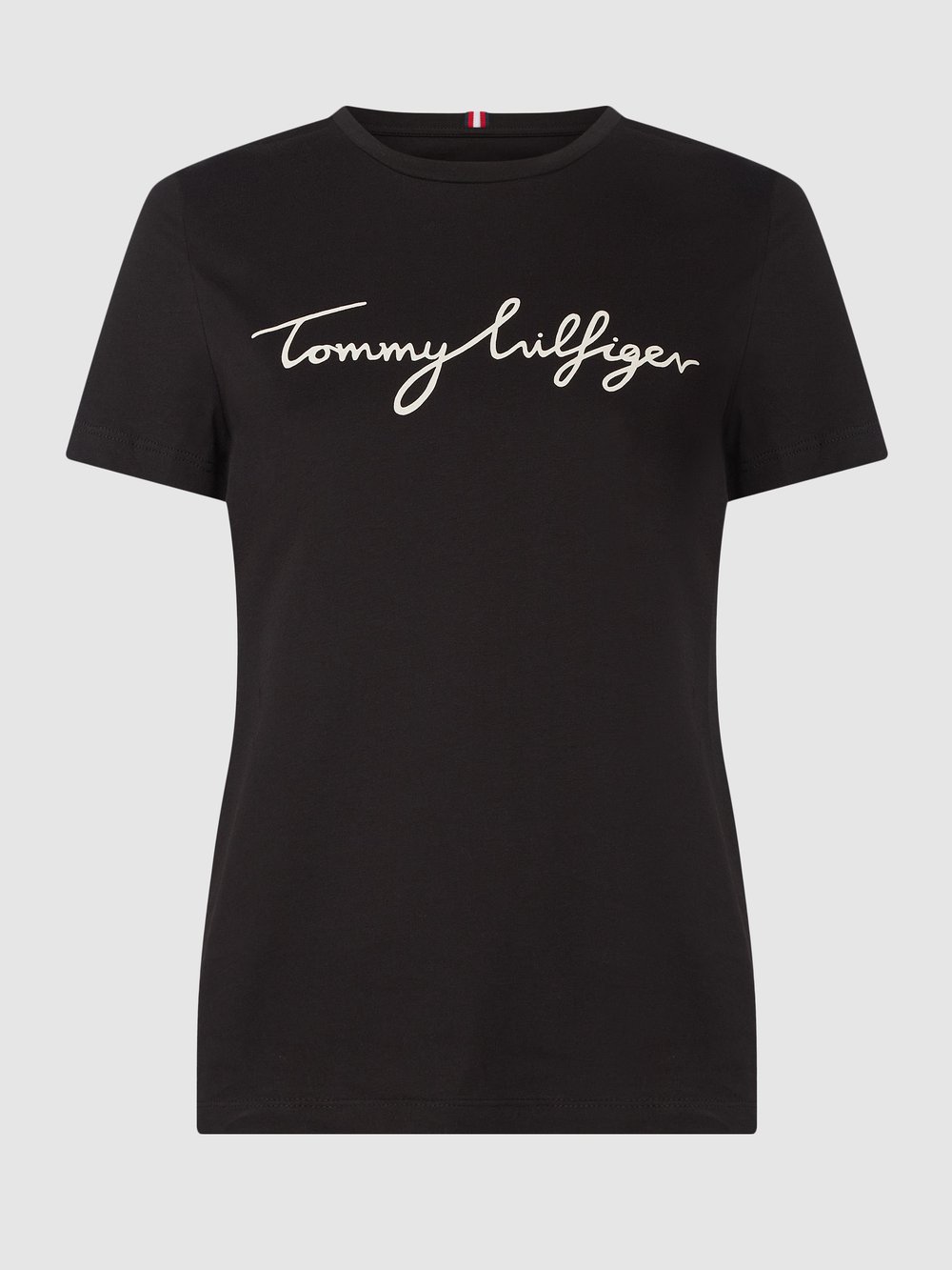 

Футболка из хлопка с логотипом Tommy Hilfiger, черный