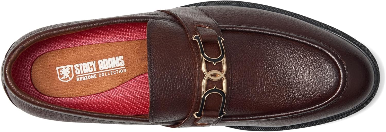 Мужские лоферы Stacy Adams Todridge Moc Toe Slip on Loafer, коричневый — фото 2