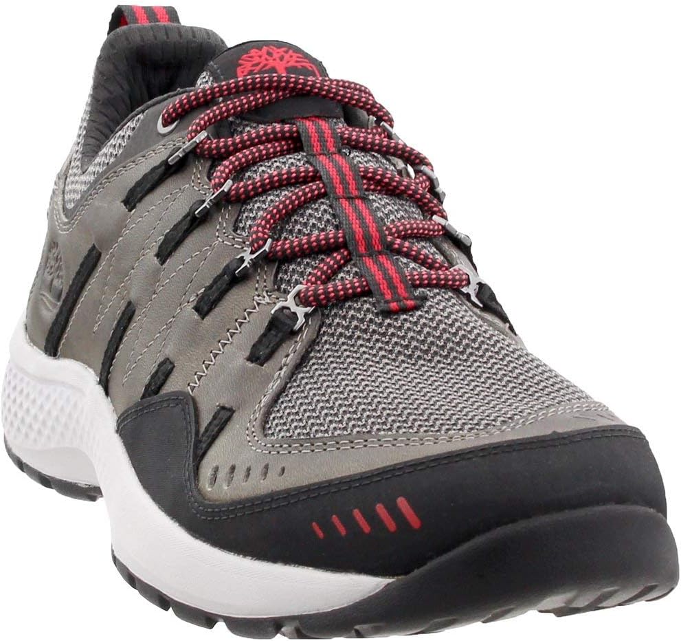 

Timberland Flyroam Trail Low мужские кожаные кроссовки для походов, Medium Grey Full Grain
