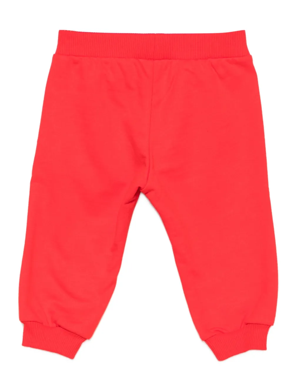 Спортивные брюки с принтом Teddy Bear Moschino Kids, красный — фото 2