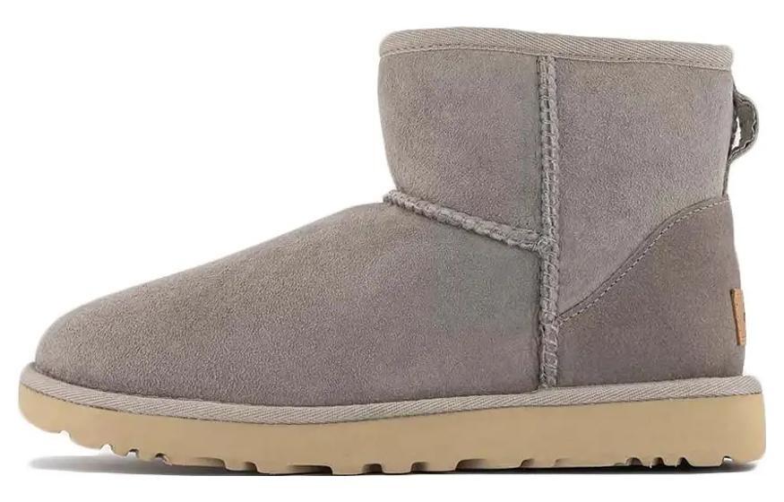 Зимние ботинки женские серо-коричневые Ugg