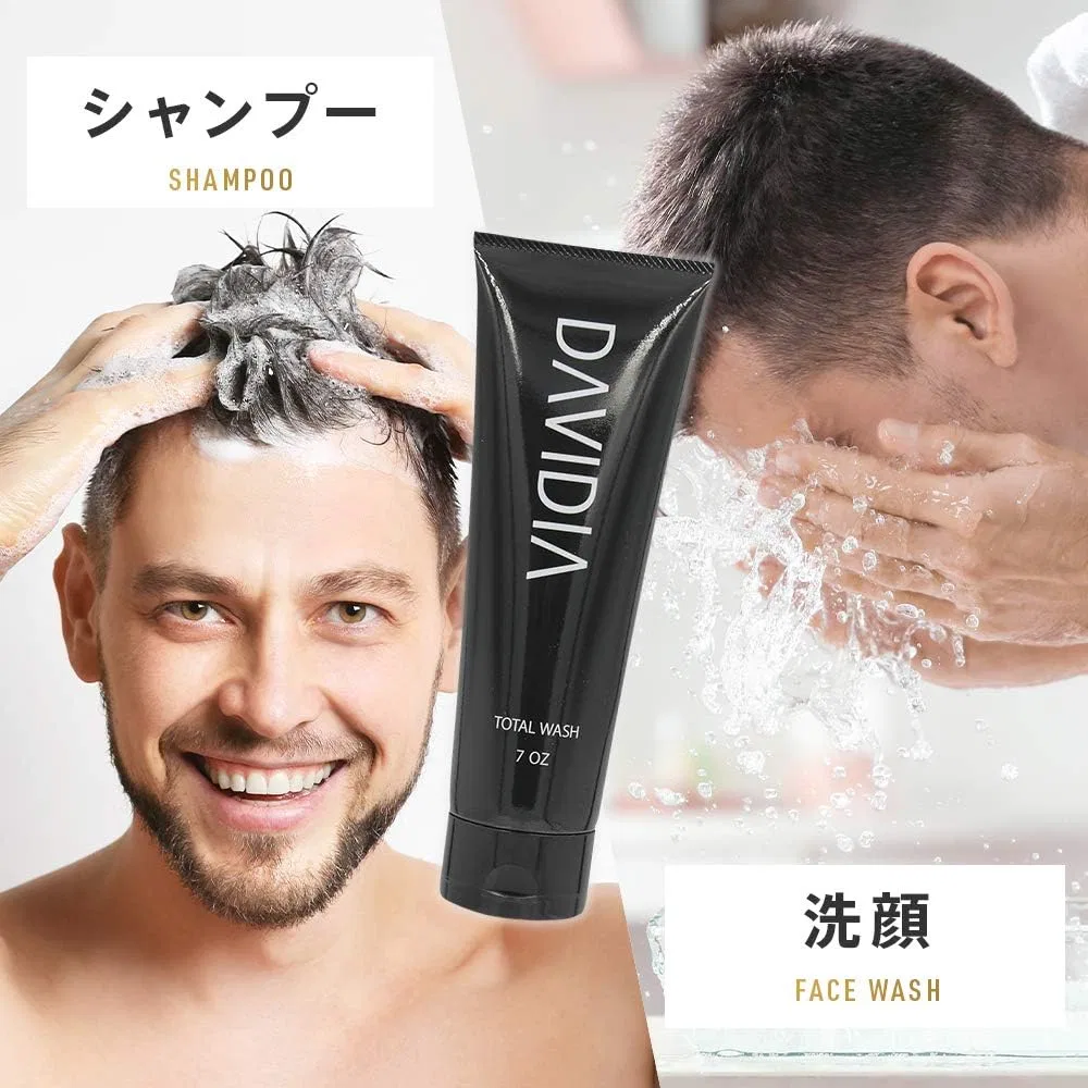 Гель для умывания Davidia — И мытья тела Total Wash для мужчин, 200 мл — фото 4