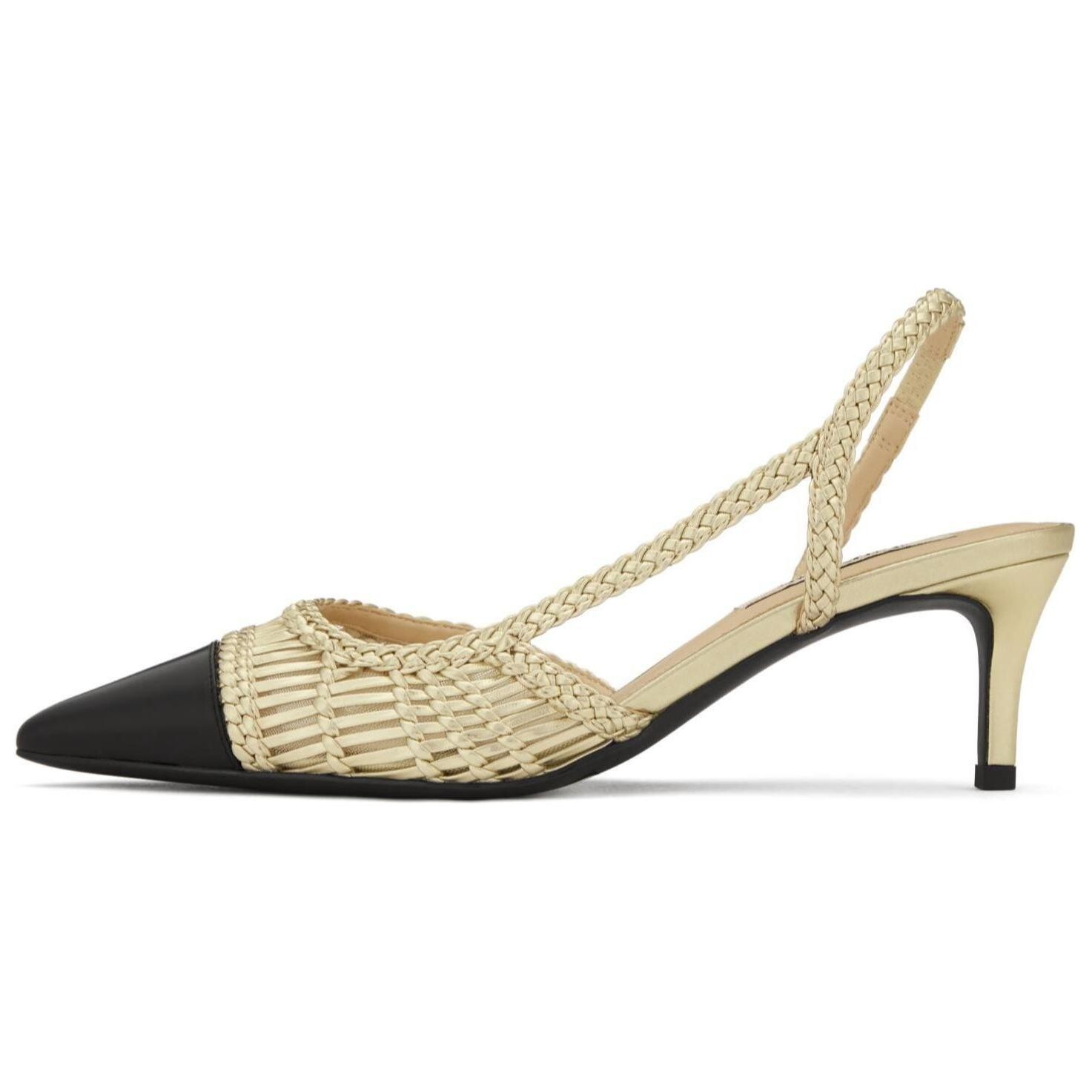 

Туфли женские на высоком каблуке 73Hours, цвет Black/Gold
