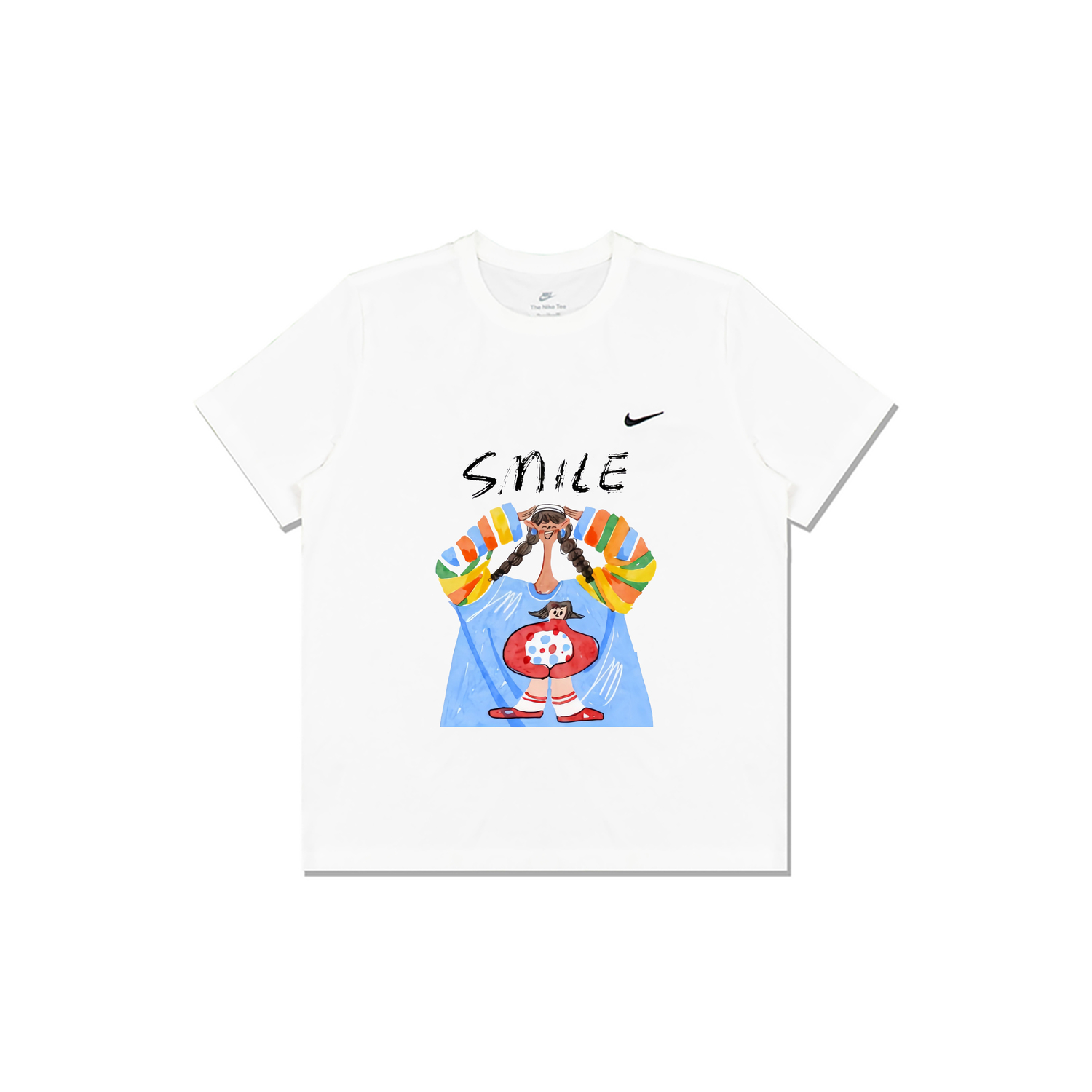 

Nike Спортивная футболка мужская белая, Белый, Nike Спортивная футболка мужская белая