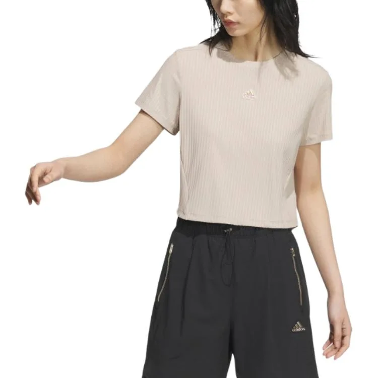 Adidas Футболка женская Wonder Taupe — фото 4