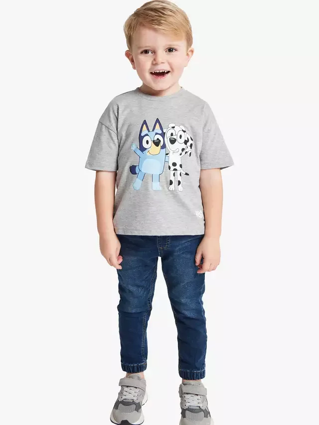 Детские футболки с коротким рукавом и принтом Bluey, комплект из 2 штук, разноцветные Brand Threads — фото 3