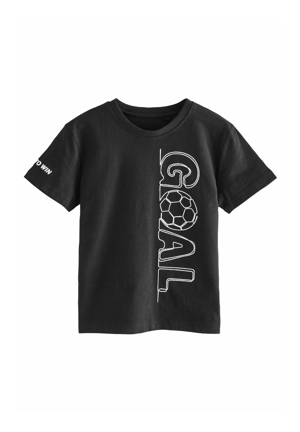 

Футболка с принтом SHORT SLEEVE GRAPHIC Next, черный