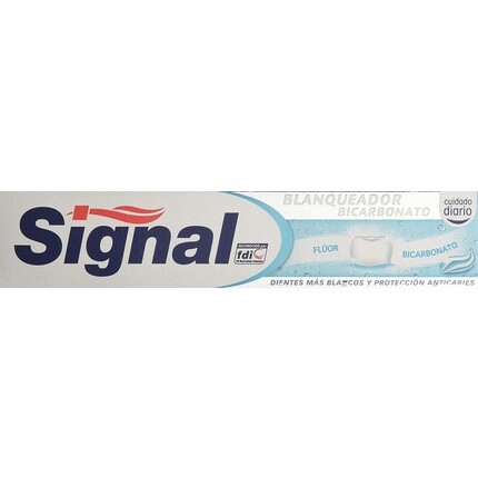 Зубная паста Signal отбеливающая бикарбонатная 75мл — фото 2