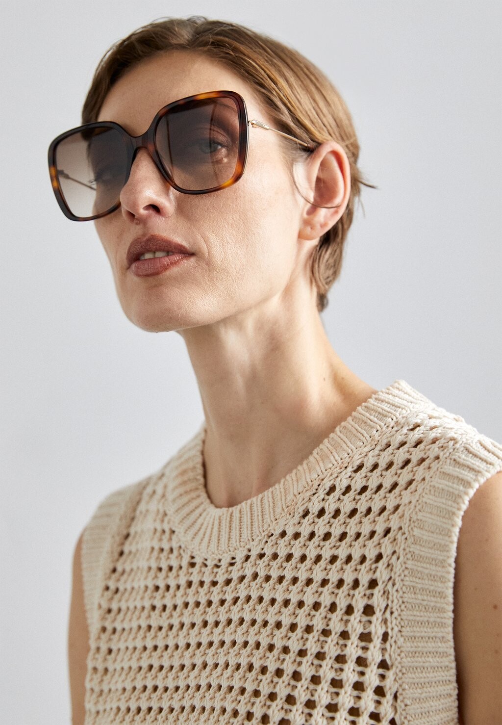 

Солнцезащитные очки CHLOÉ, коричневые