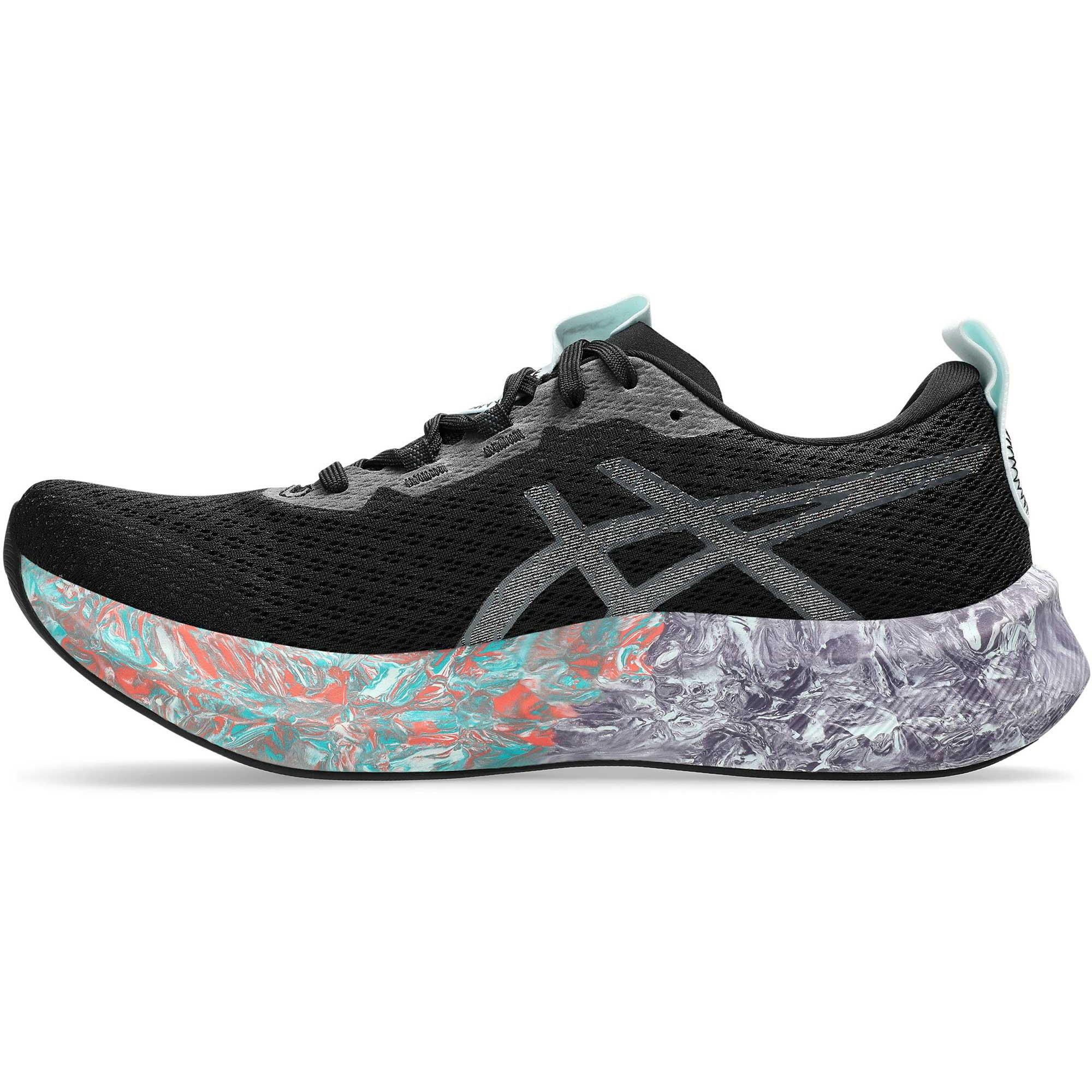 Мужские беговые кроссовки NOOSA TRI 16 Asics, Black/Soothing Sea — фото 2